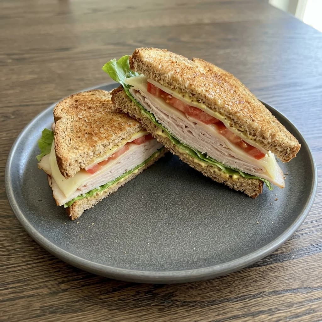 Turkey and Cheese Sandwich