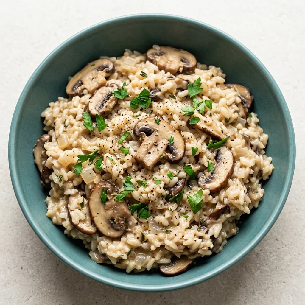 Vegan Mushroom Risotto