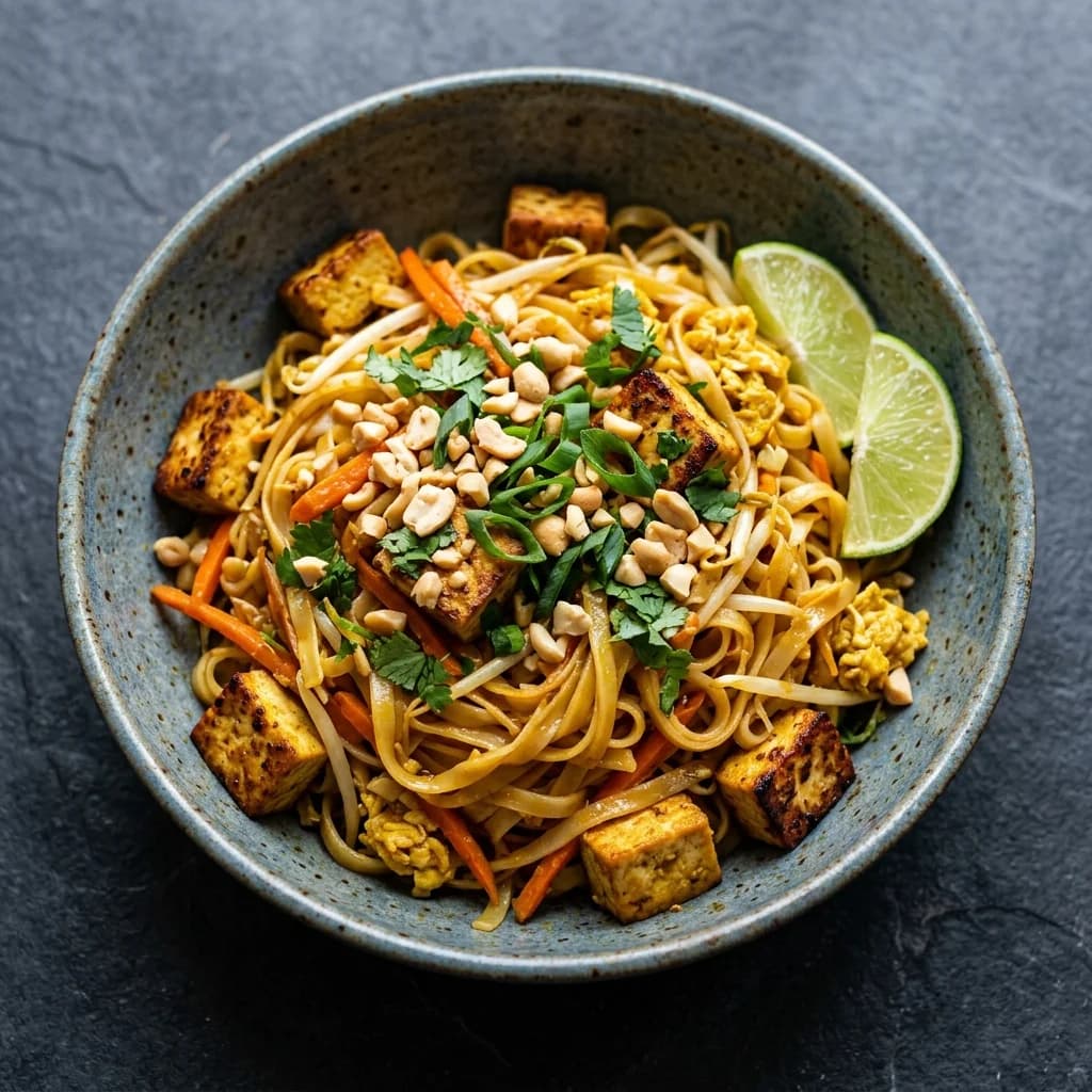 Tofu Pad Thai with Turmeric & Ginger