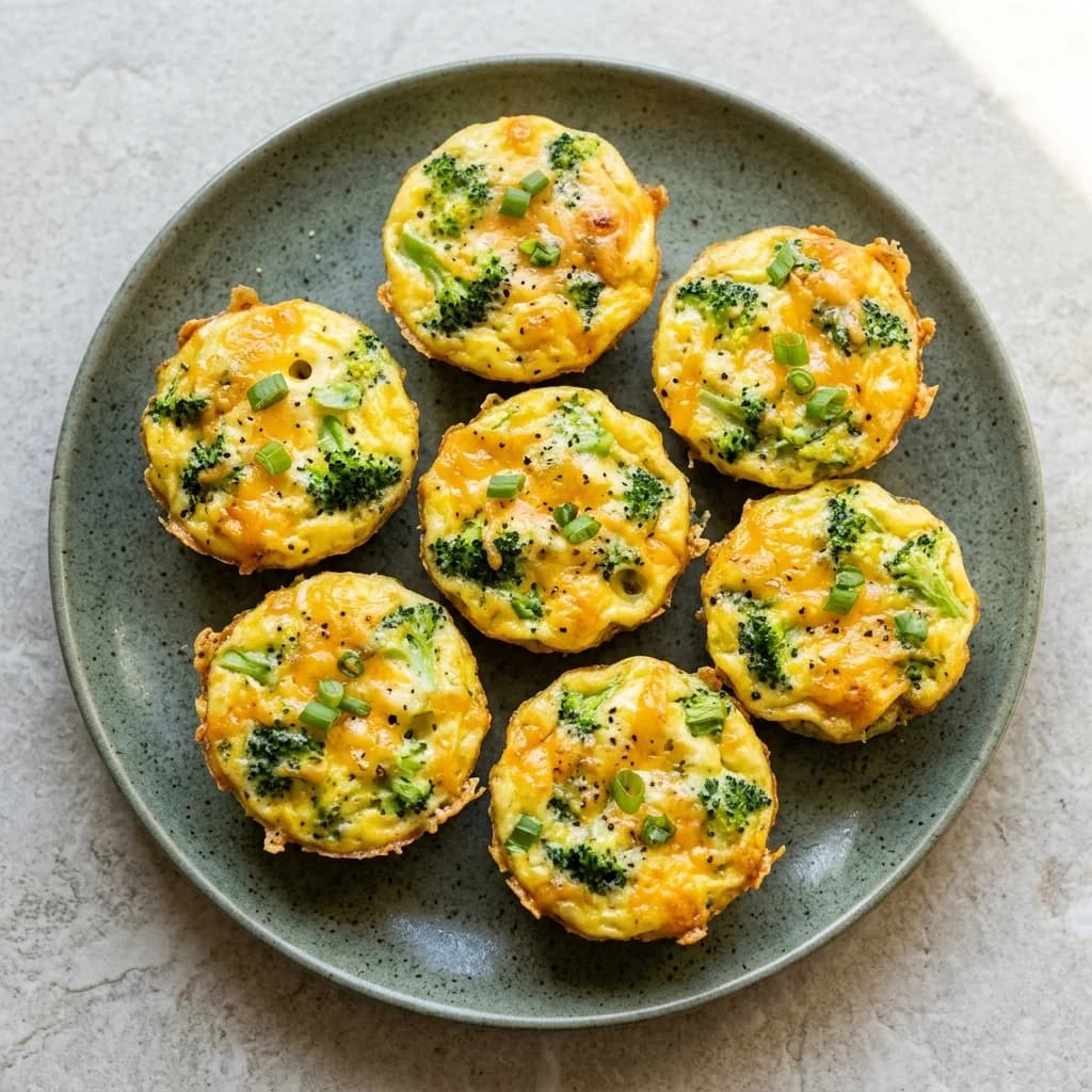 Broccoli Cheddar Egg Bites