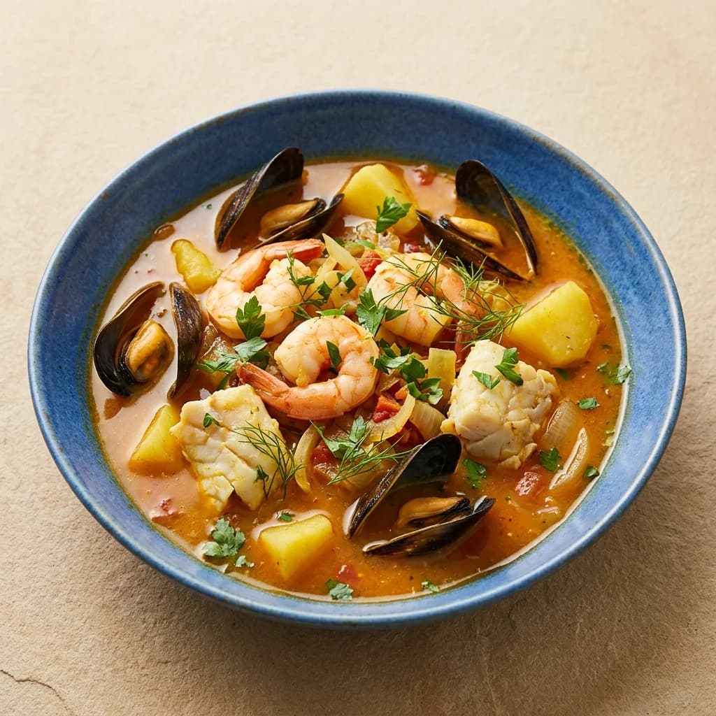 Saffron Seafood Bouillabaisse