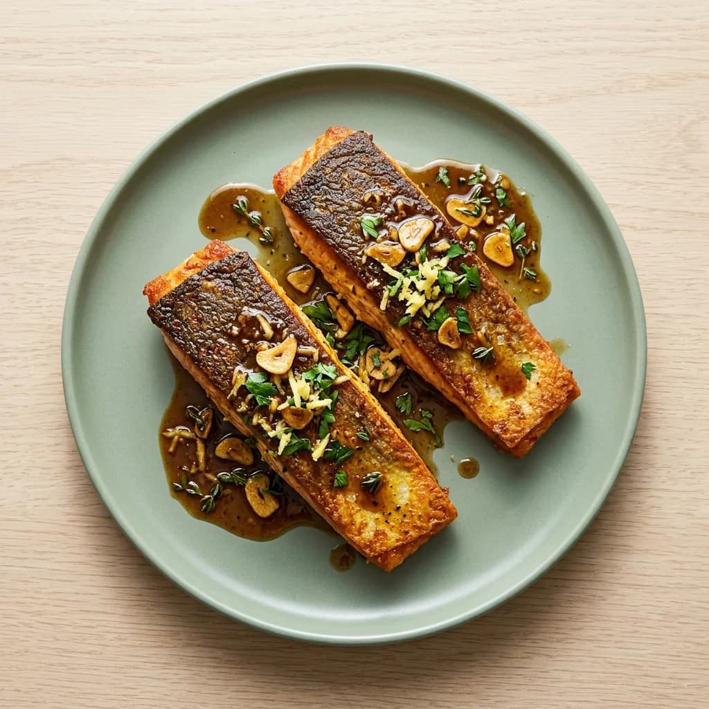 Crispy Skin Pan-Seared Salmon