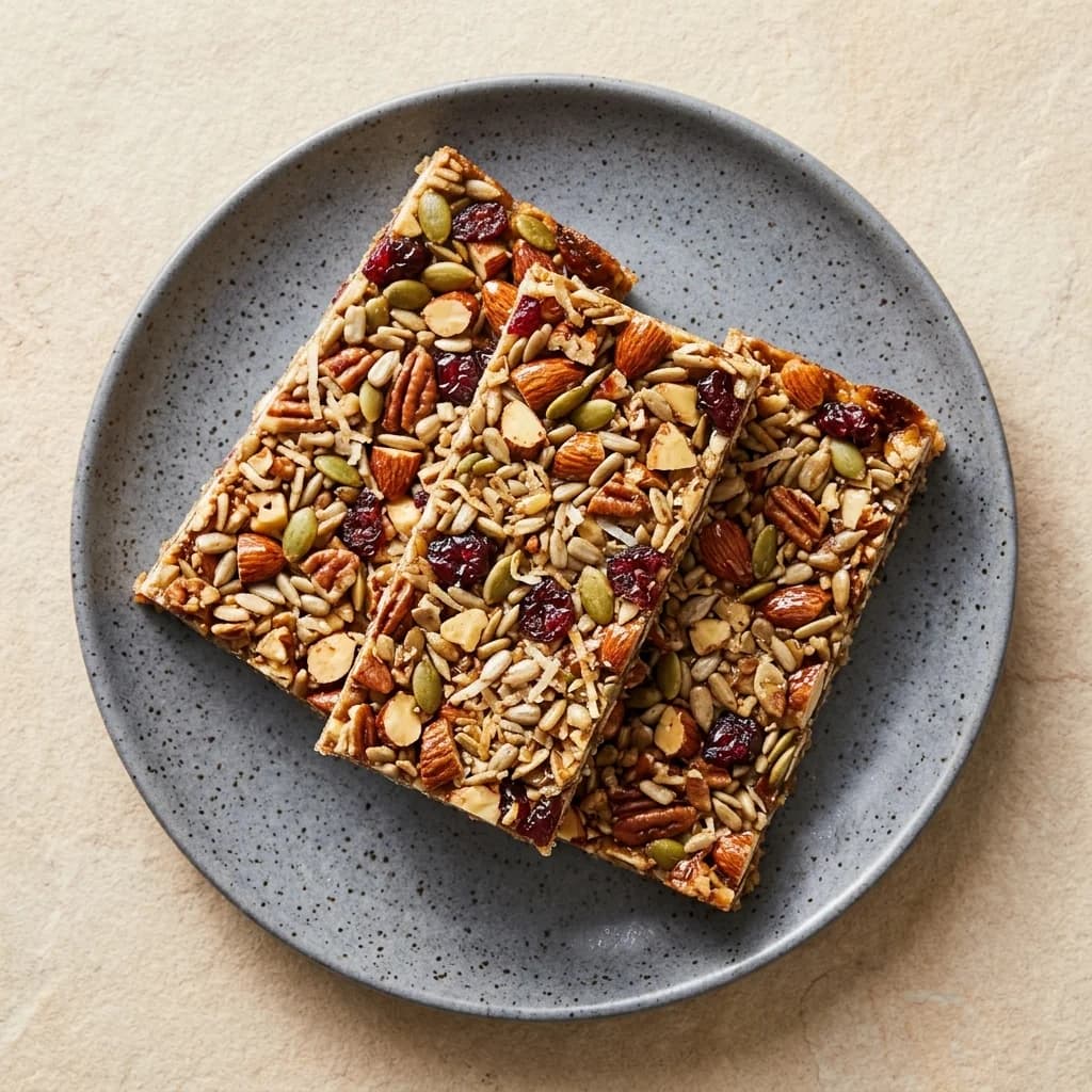 Paleo Nut & Seed Granola Bars