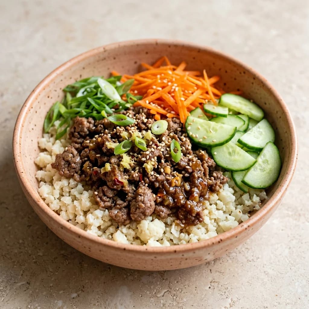 Whole30 Korean Beef Bowls