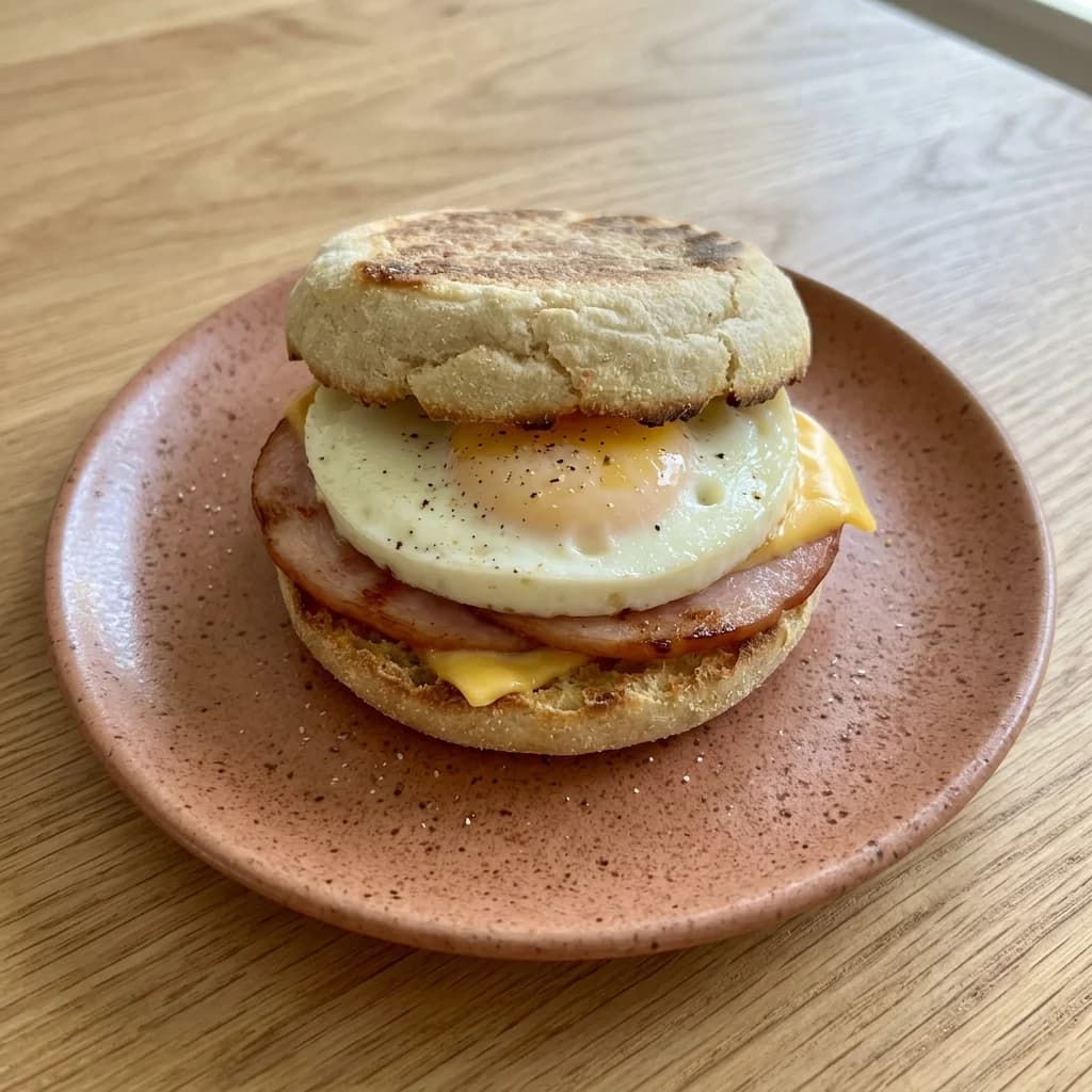 Egg McMuffin Style Sandwich
