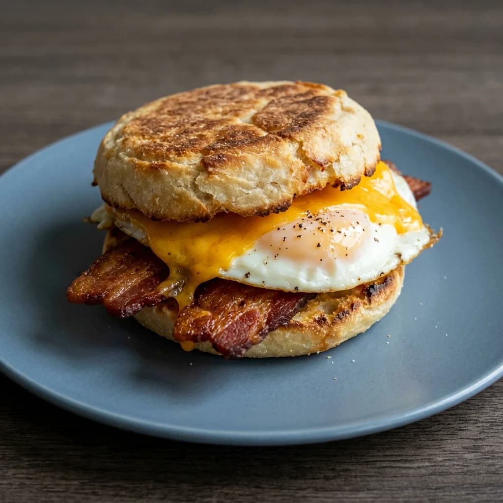 English Muffin Breakfast Sandwich