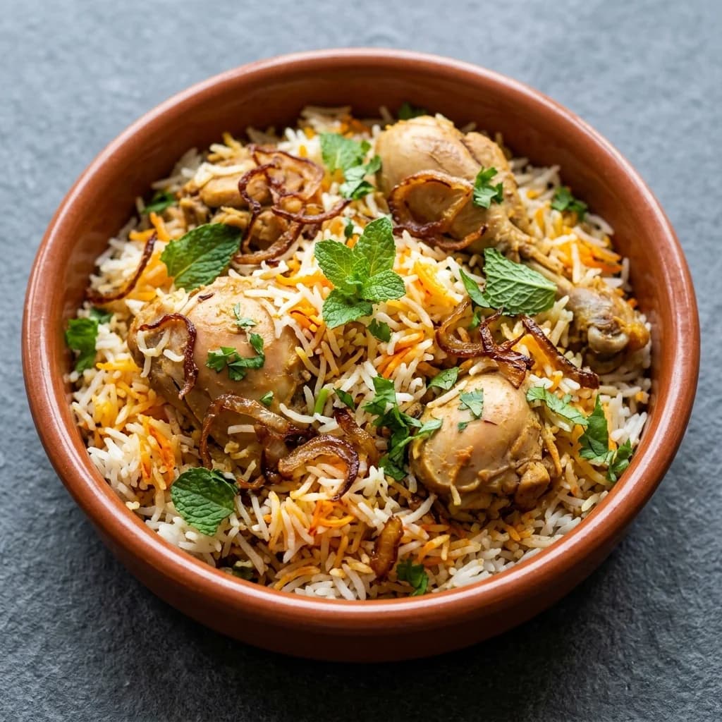 Chicken Biryani Hyderabadi-Style