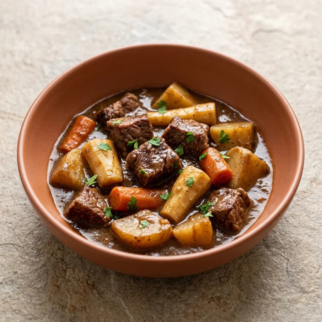 Guinness Beef Stew with Root Vegetables