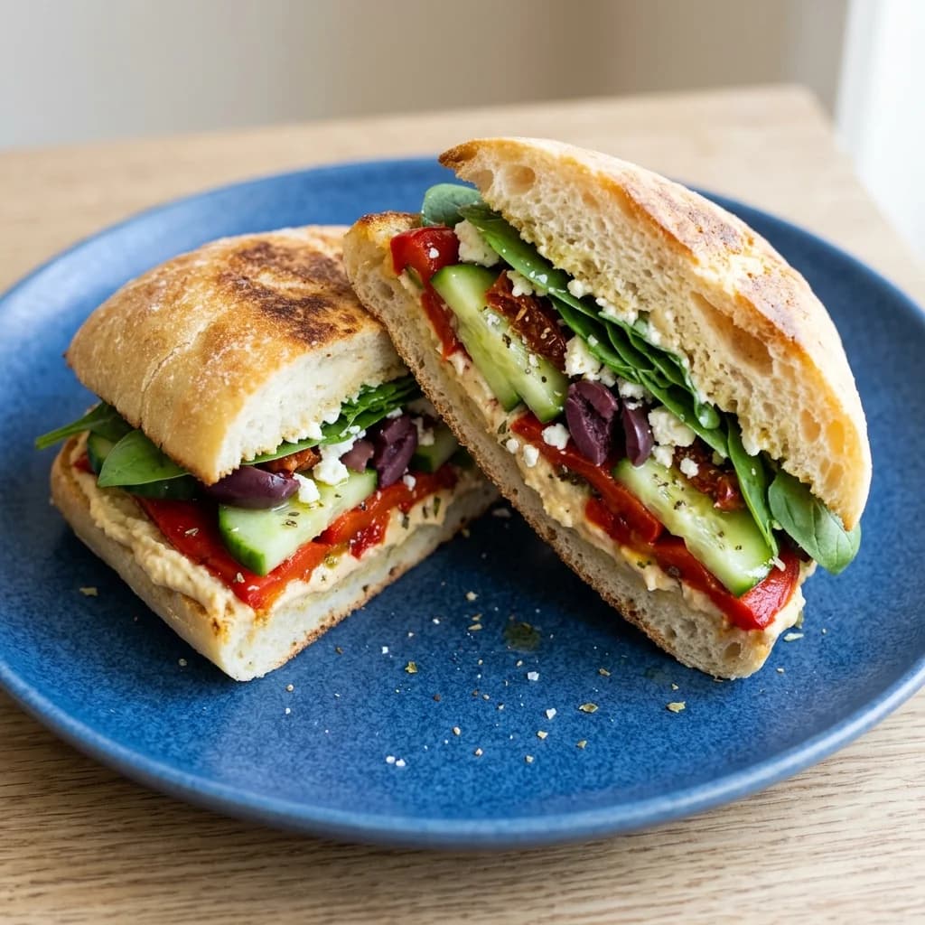 Mediterranean Veggie Sandwich