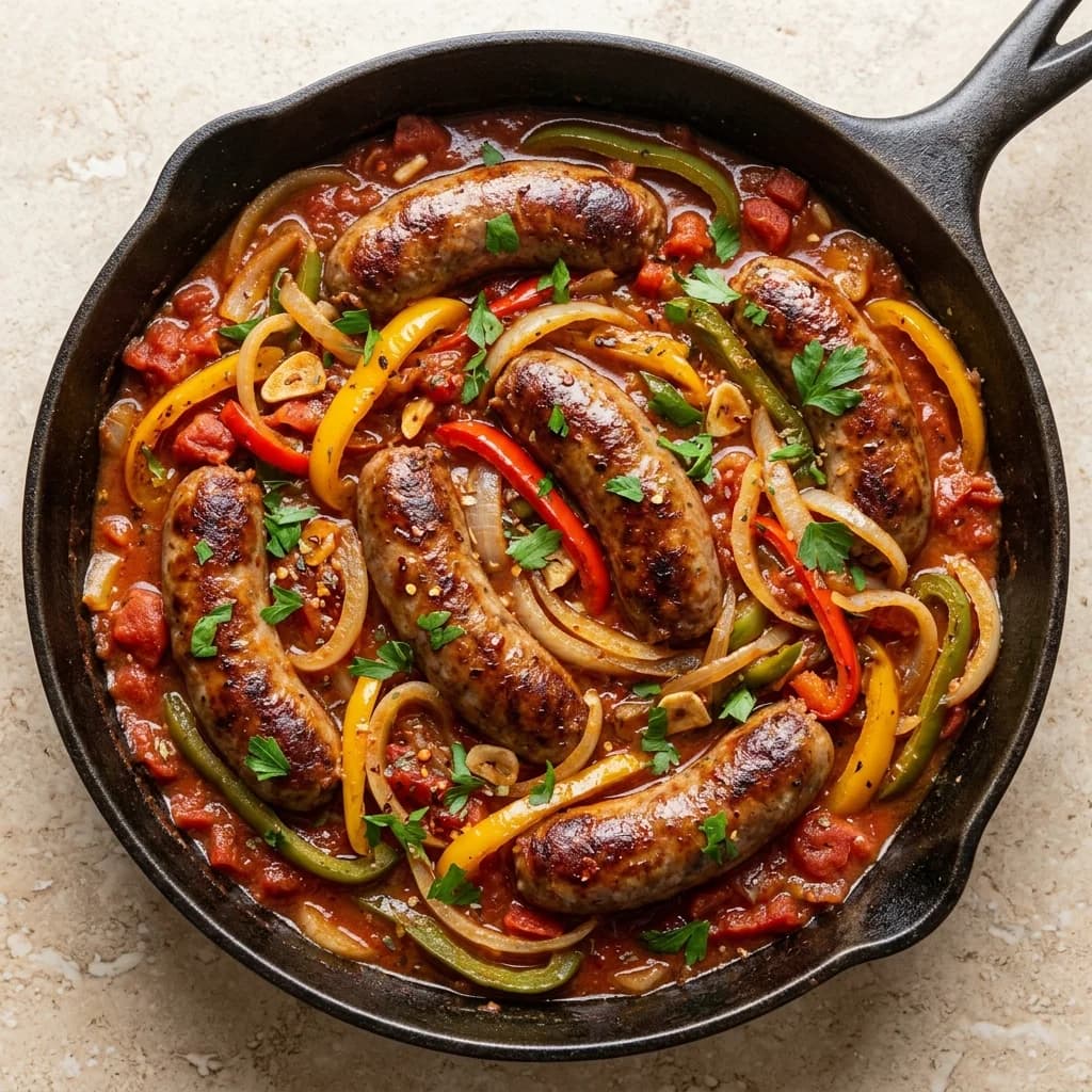 One-Pan Sausage and Peppers