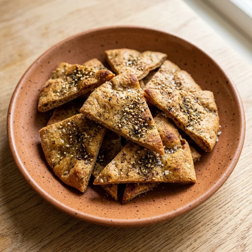 Baked Pita Chips with Za'atar