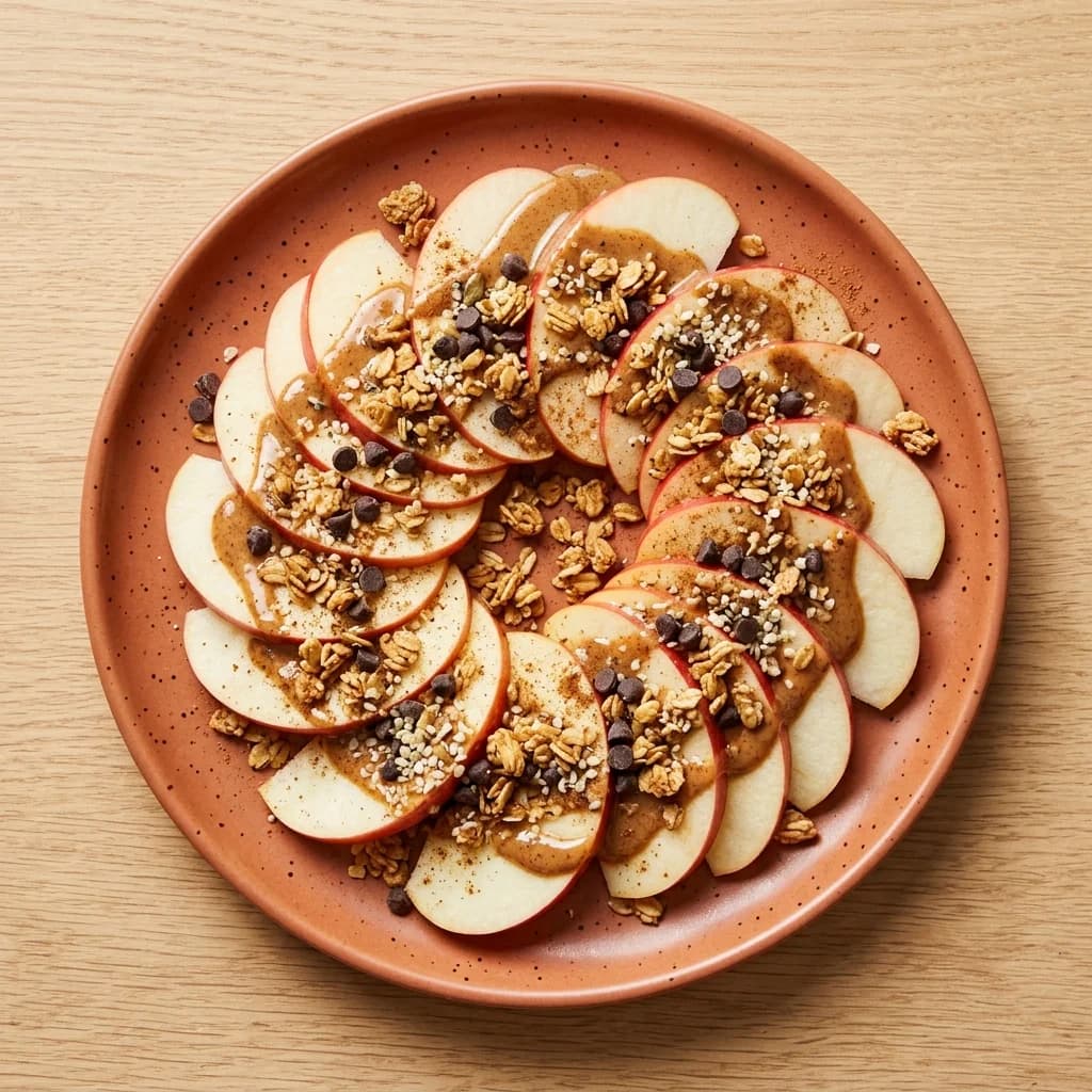 Gluten Free Almond Butter Apple Nachos
