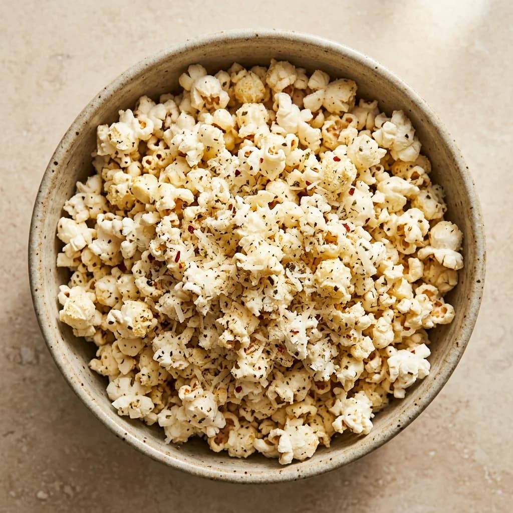 Gluten Free Parmesan Herb Popcorn