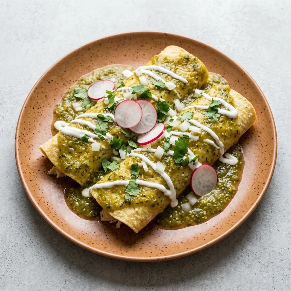 Dairy Free Enchiladas Verdes