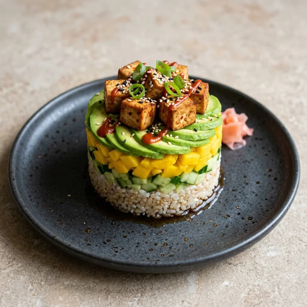 Vegan Sushi Tower