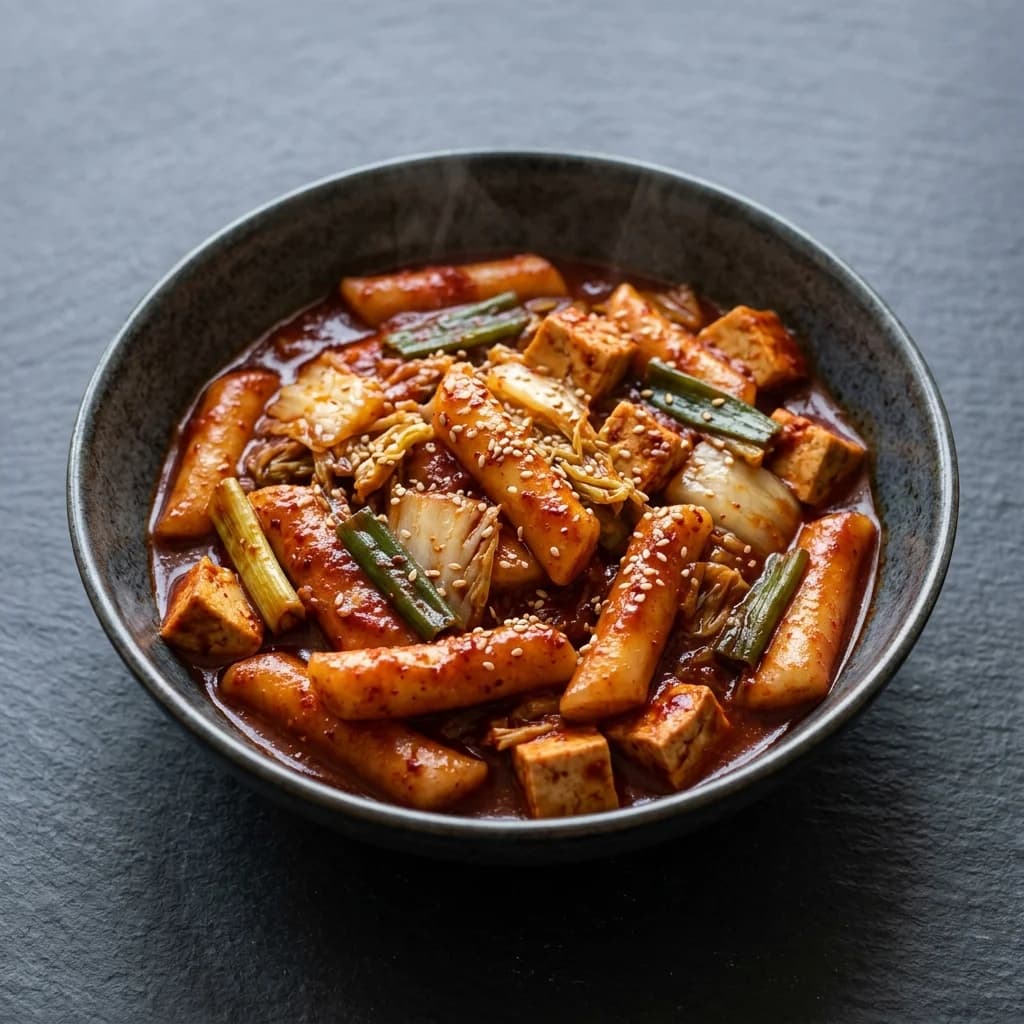 Vegan Korean Tteokbokki