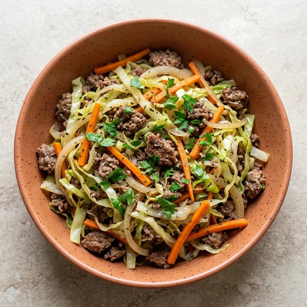 Beef and Cabbage Skillet