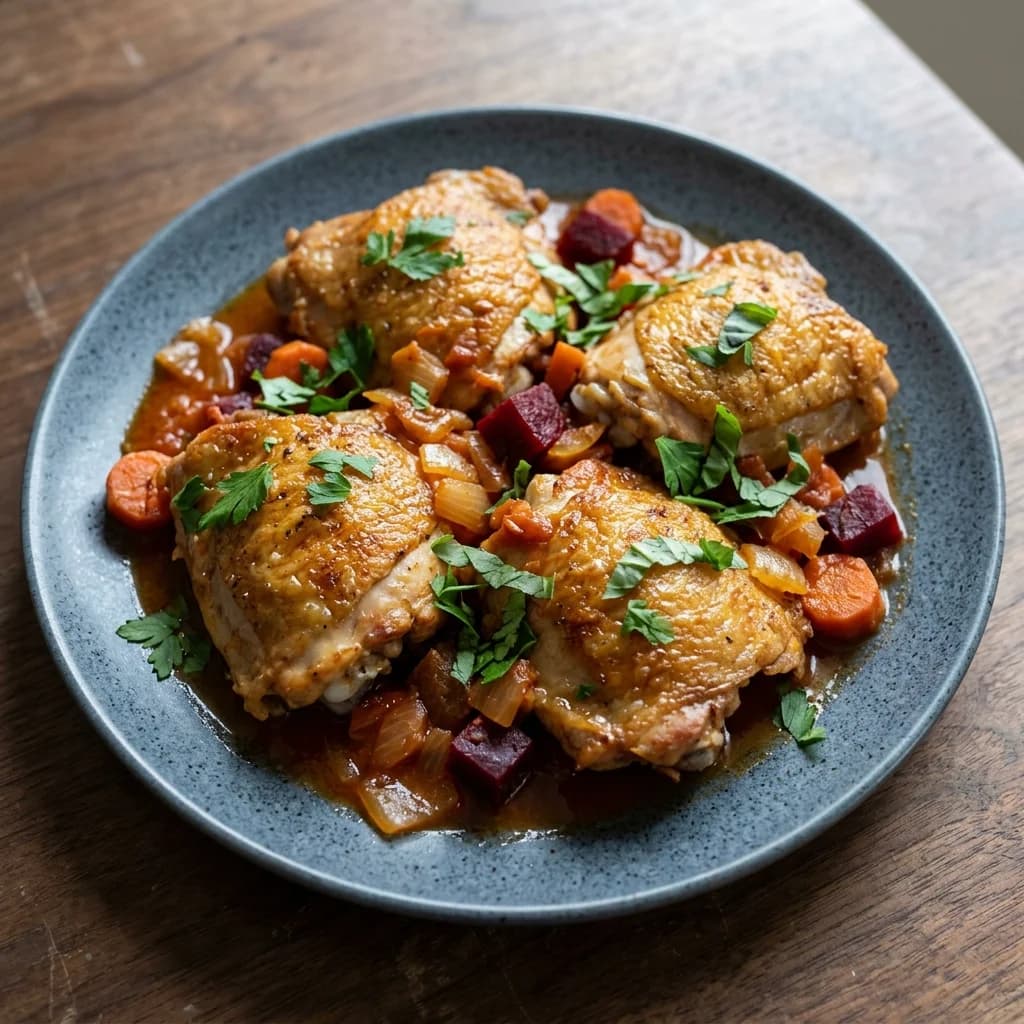 Herb-Braised Chicken Provençal