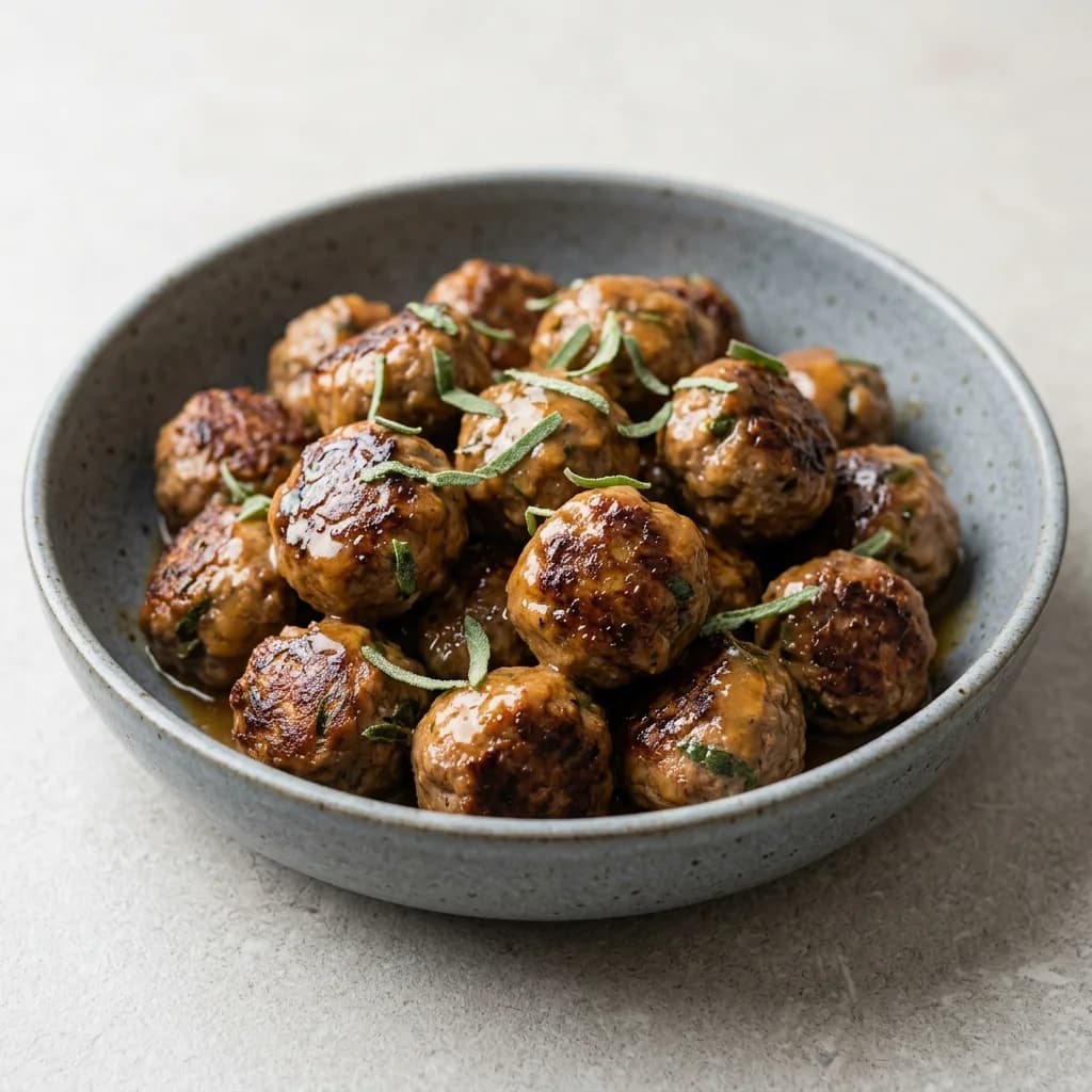 Apple & Sage Beef Meatballs