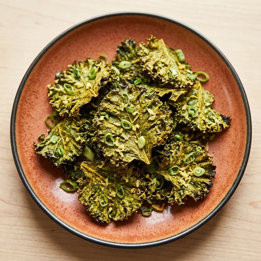 Ginger-Scallion Kale Chips