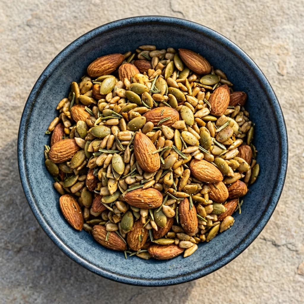 Rosemary Almond Snack Mix