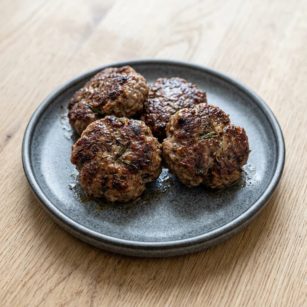 Rosemary Beef Snack Patties