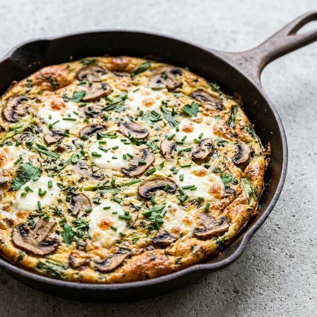 Frittata with Mushrooms and Herbs