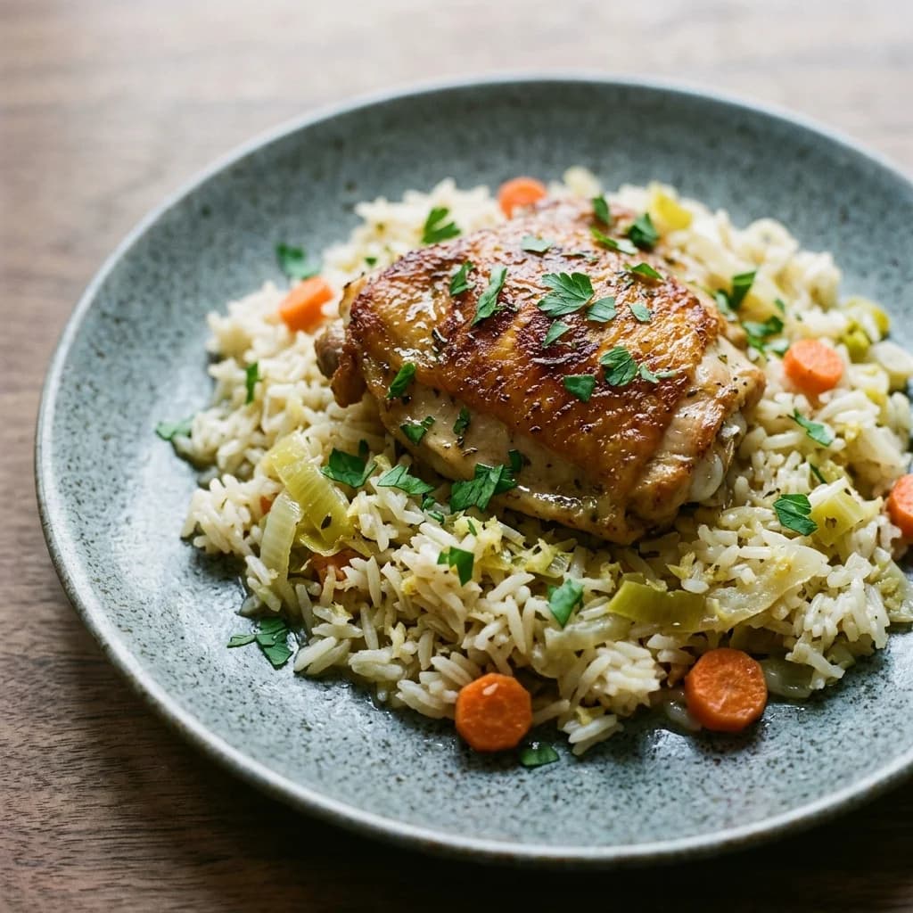 Leek One-Pot Chicken and Rice