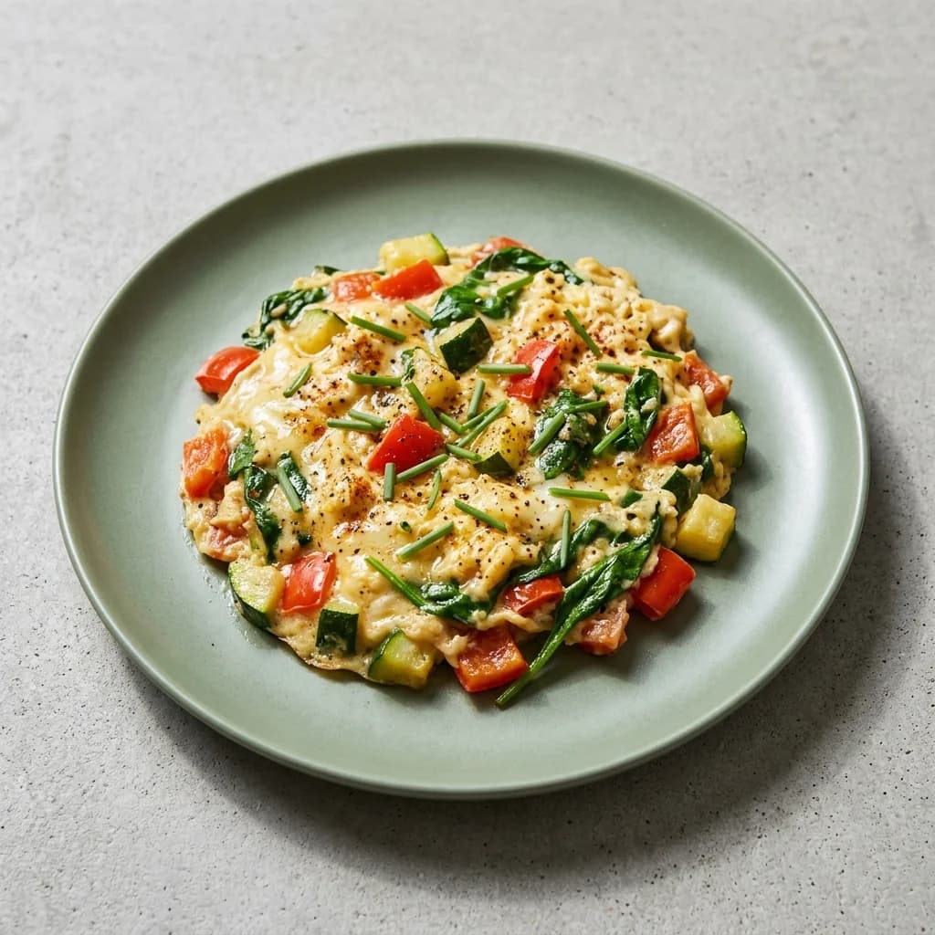 Whole30 Veggie Egg Scramble