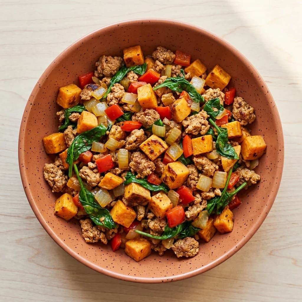 Whole30 Turkey Sweet Potato Skillet