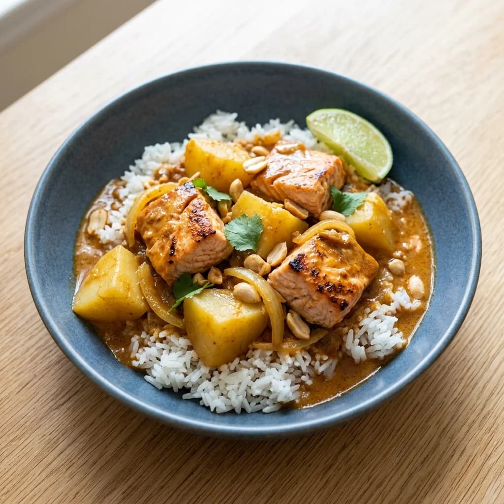Massaman Salmon Curry with Potatoes