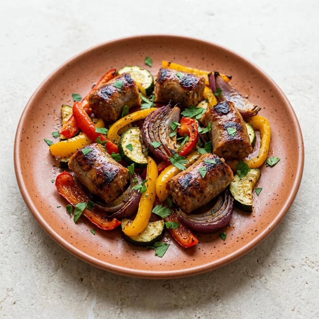 Sheet Pan Sausage and Vegetables