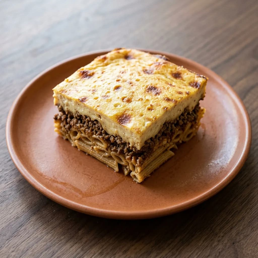 Greek Pastichio with Whole Wheat Pasta