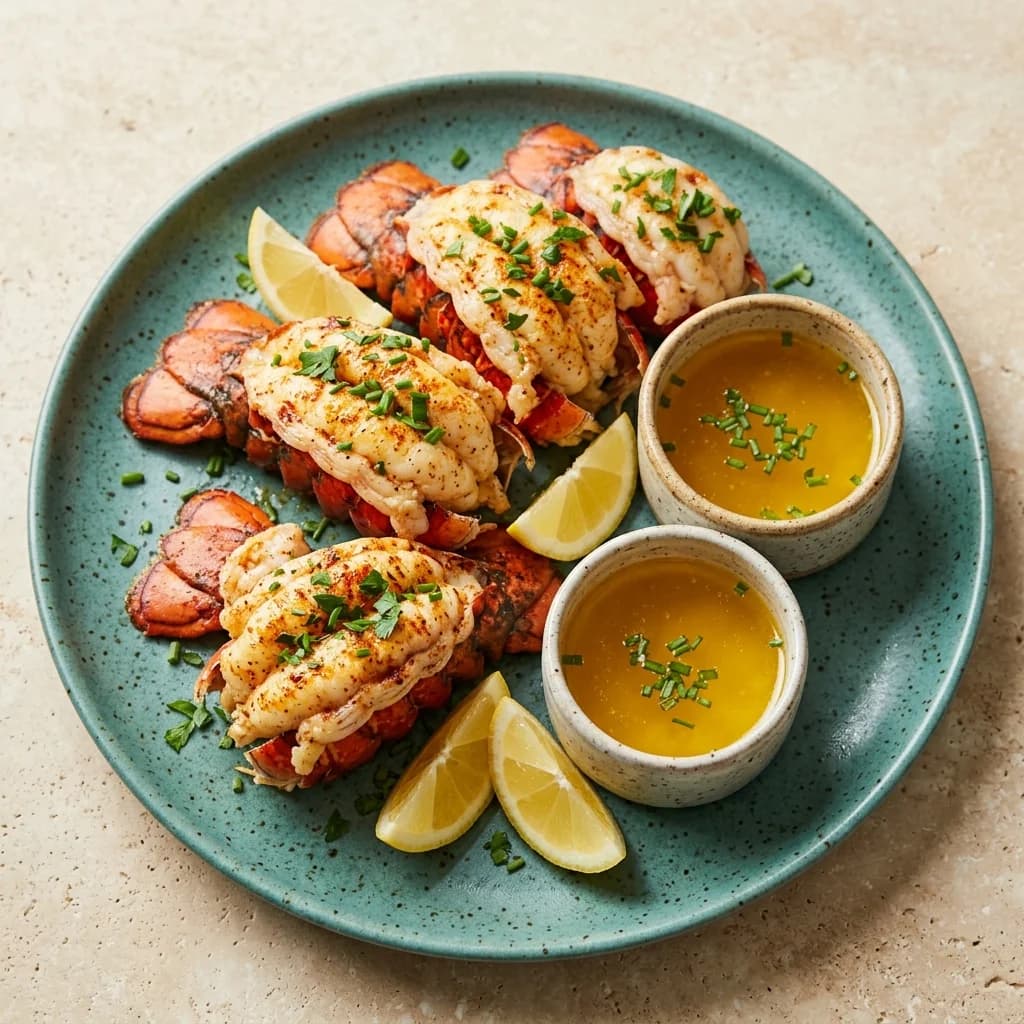 Lobster Tails with Drawn Butter