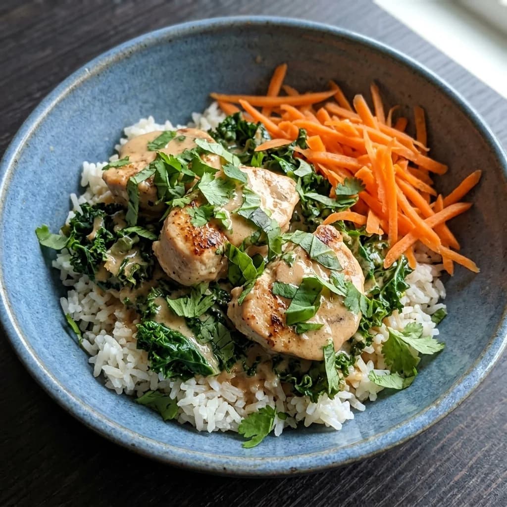 Coconut-Chicken Rice Bowl