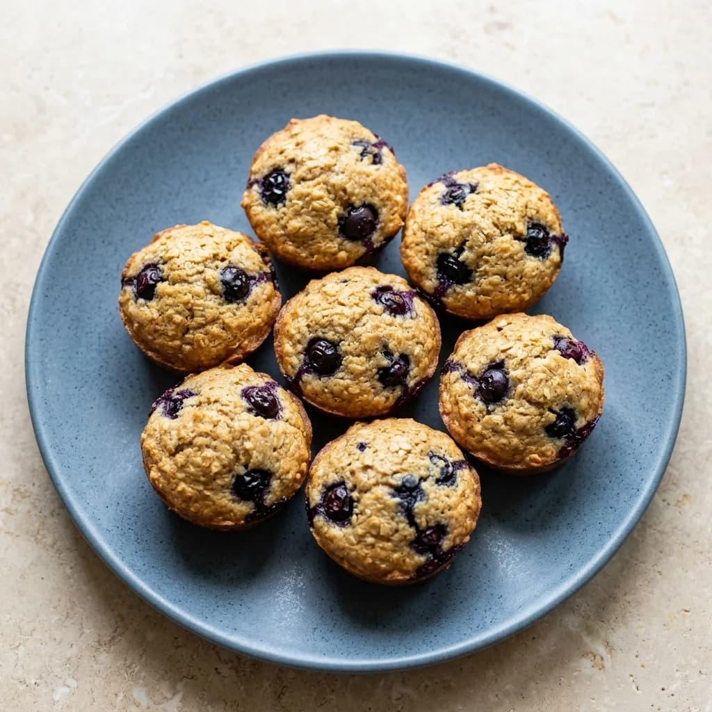 Vanilla Blueberry Mini Muffins