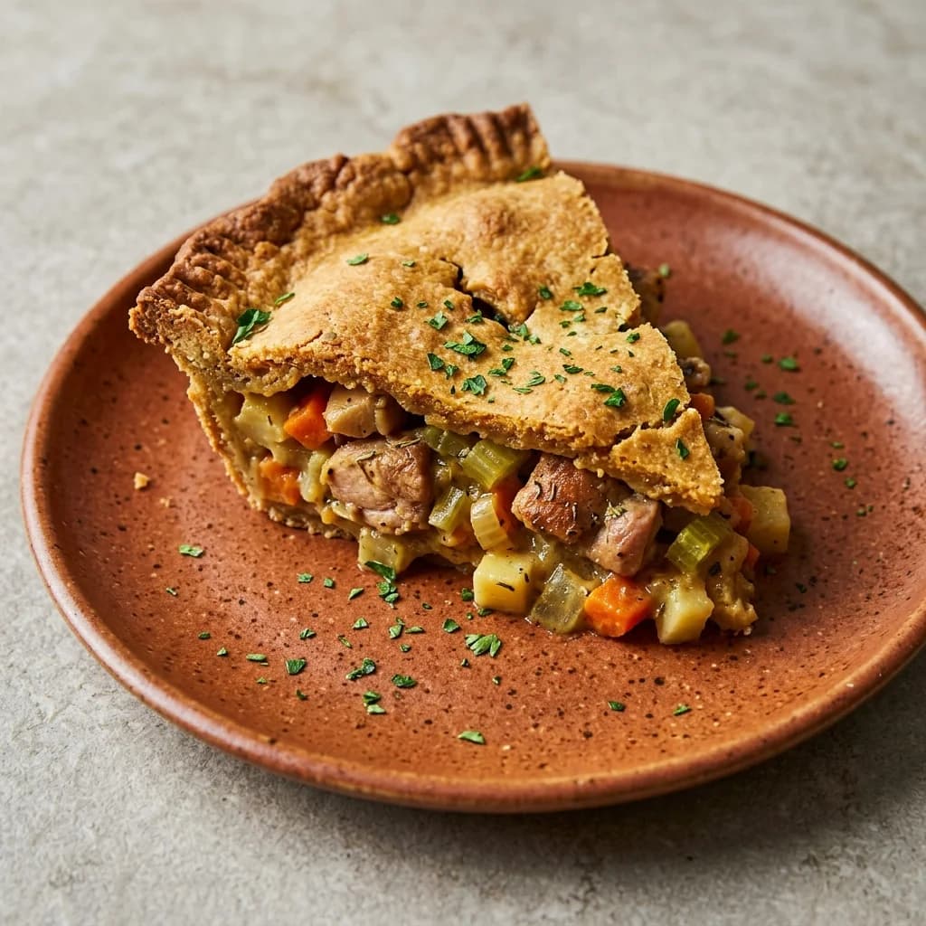Cassava Crust Chicken Pot Pie