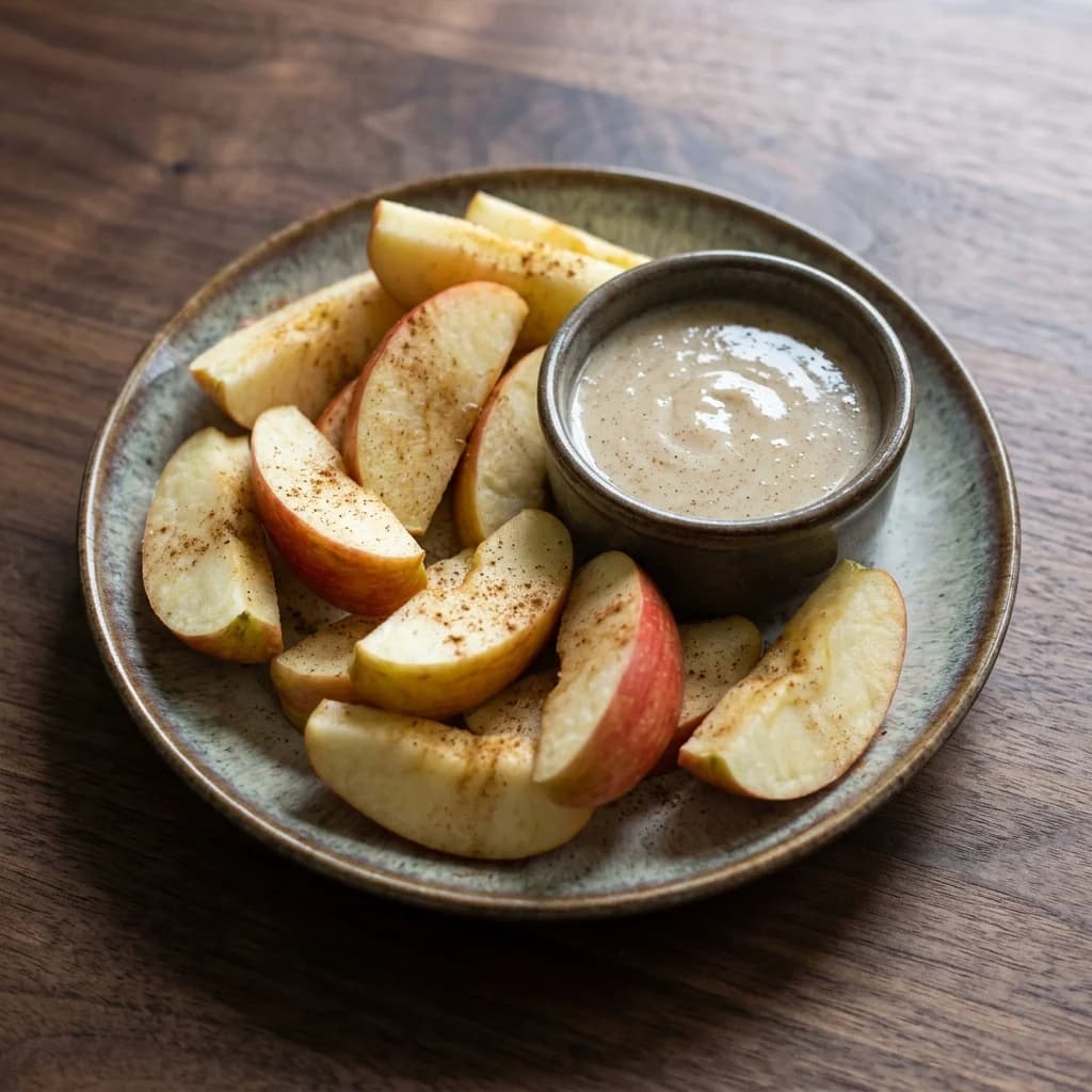 Apple Slices with Coconut Butter