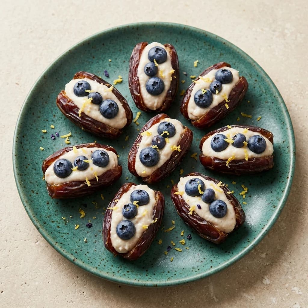 Blueberry-Lemon Stuffed Dates