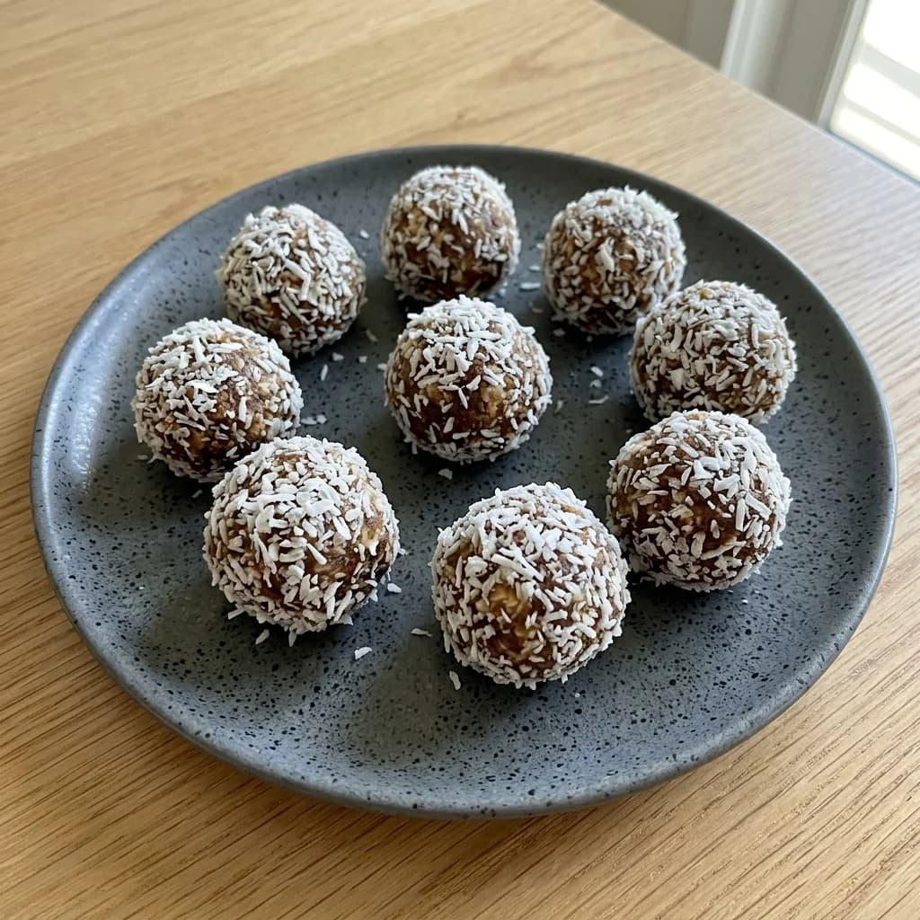 Cinnamon Coconut Date Balls