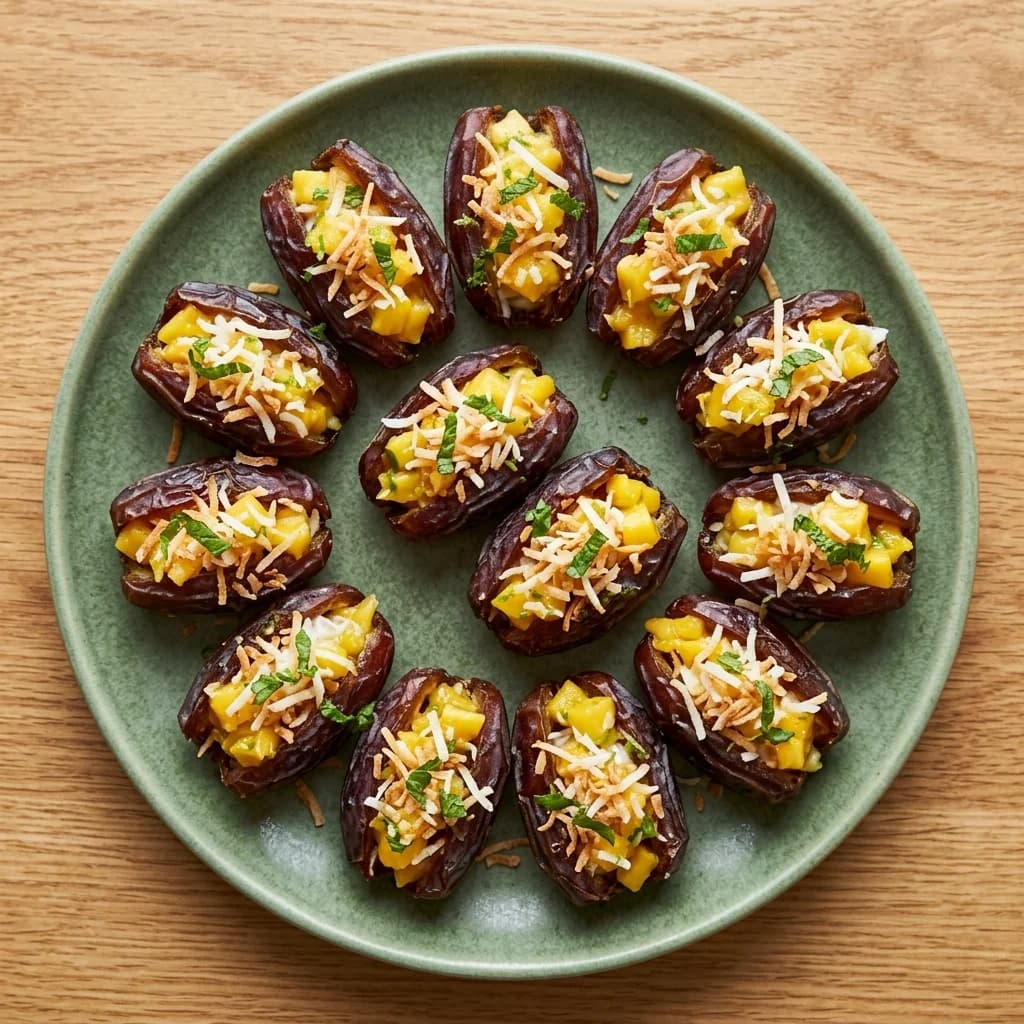 Mango-Lime Stuffed Dates