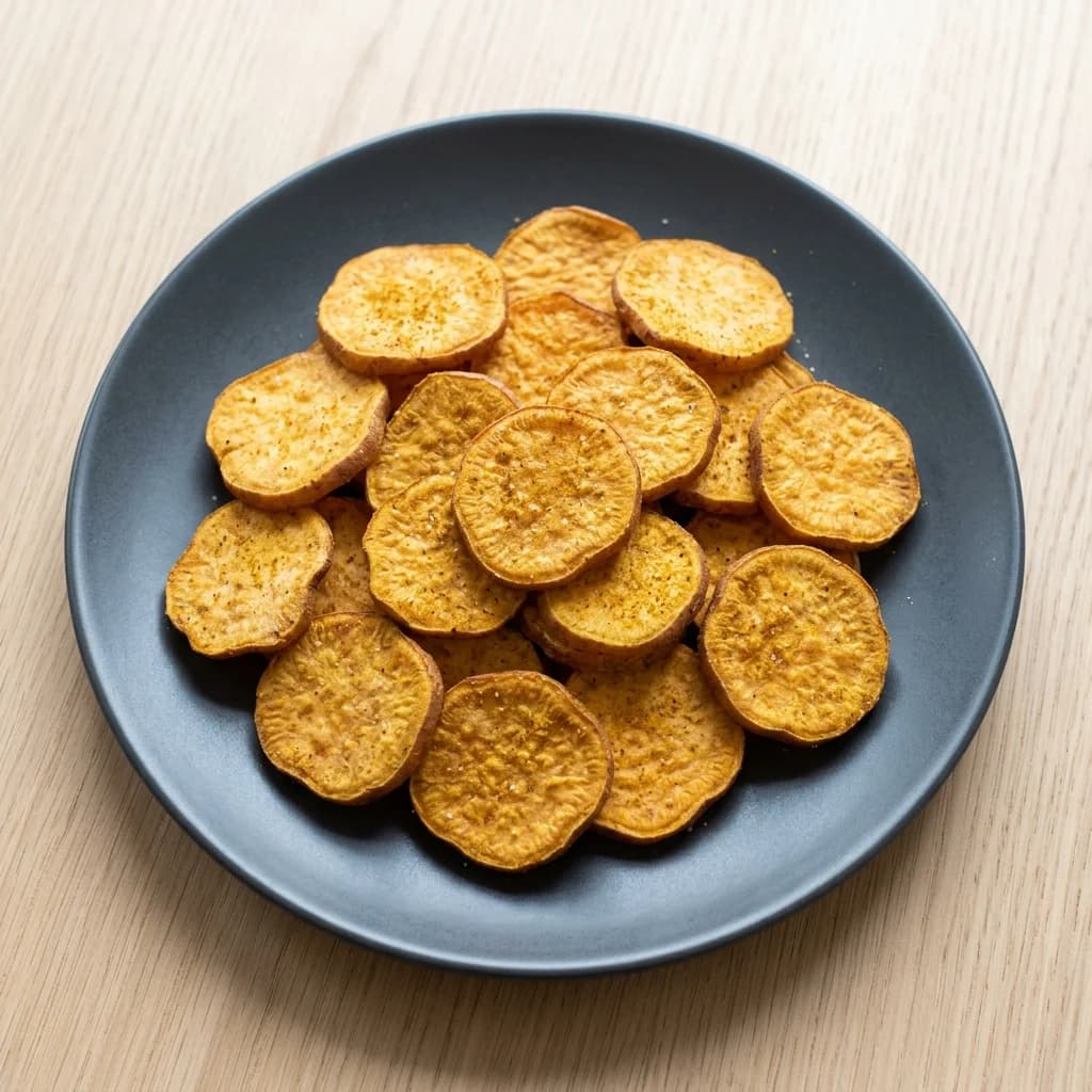 Turmeric & Ginger Sweet Potato Chips