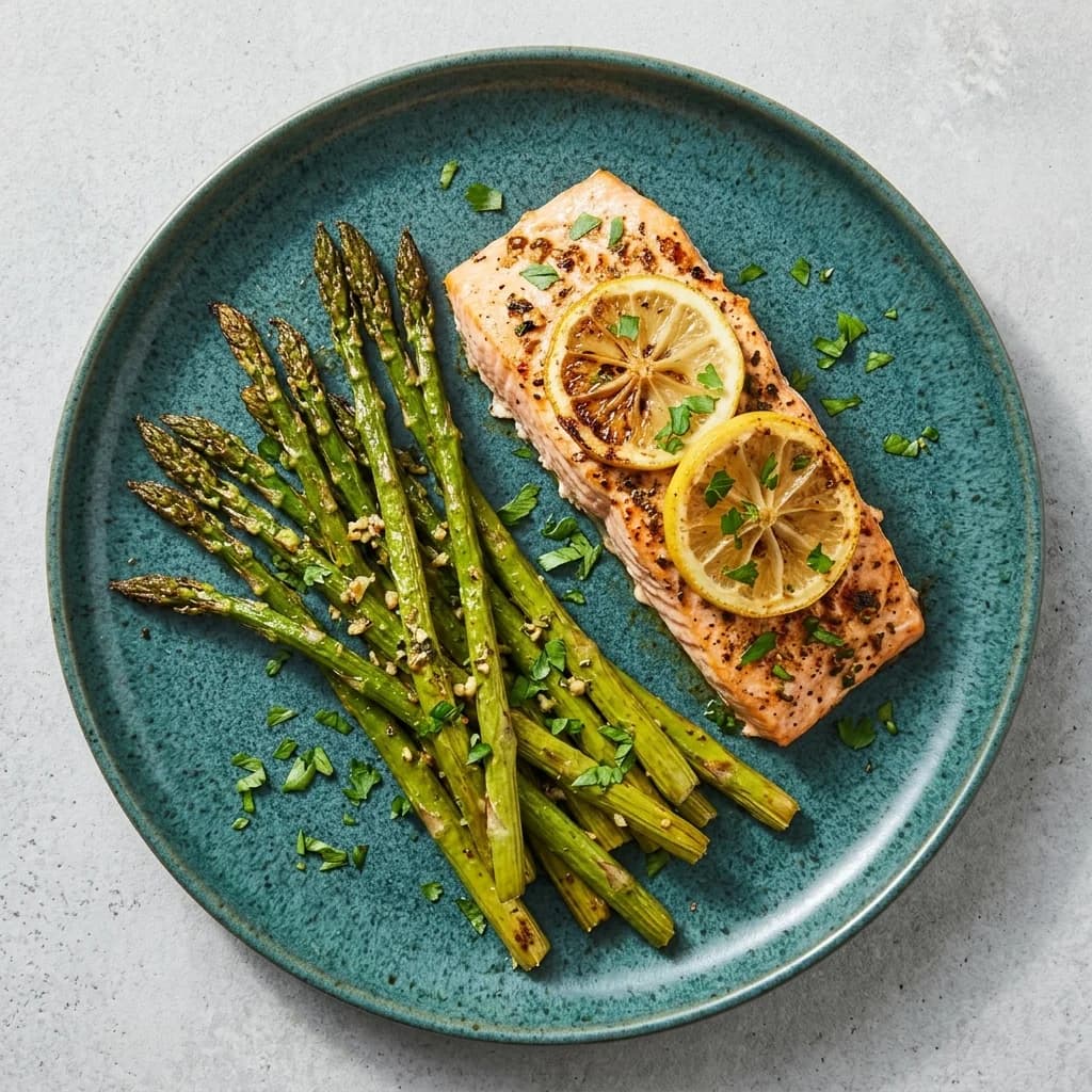 Baked Salmon with Asparagus