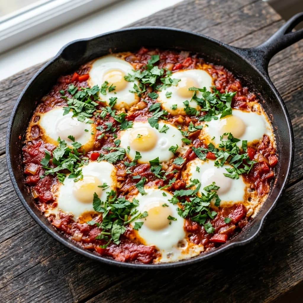 Whole30 Smoky Paprika Moroccan Egg Skillet