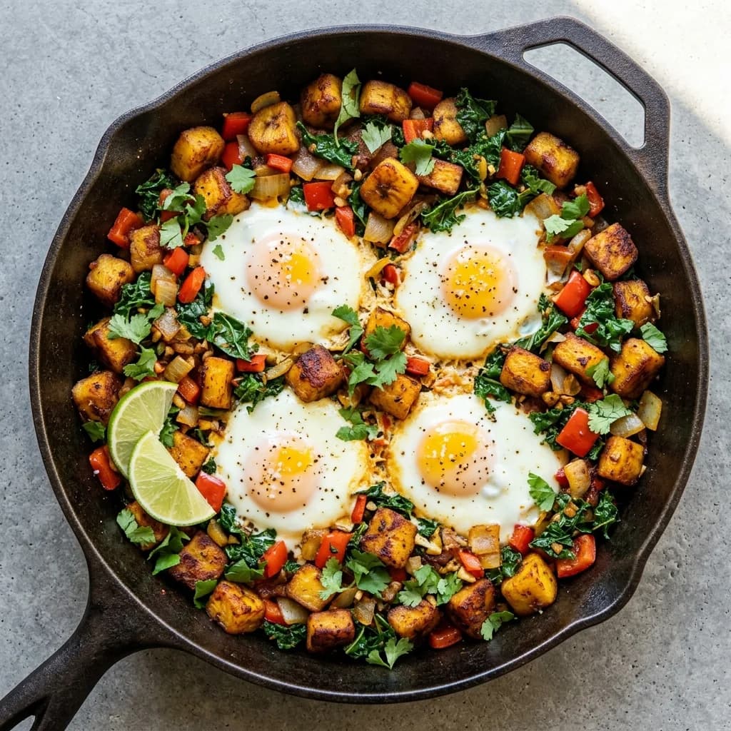 Whole30 Smoky Paprika Plantain Breakfast Hash