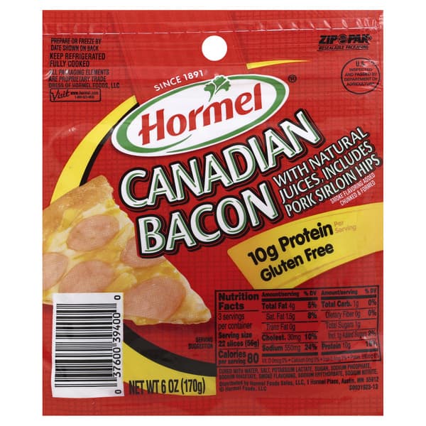 Hormel Canadian Bacon