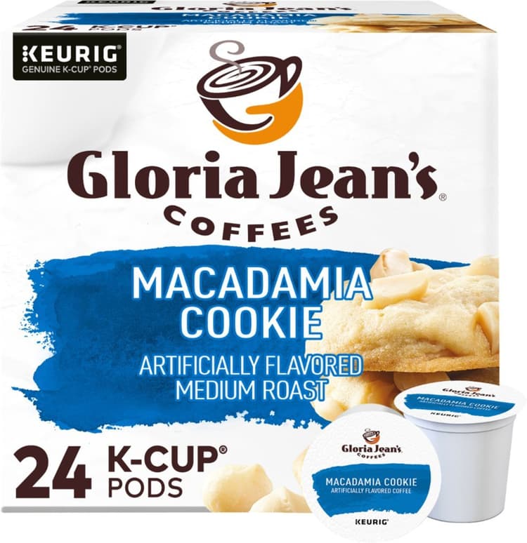 Gloria Jean'S Coffees Macadamia Cookie Artificially Flavored Medium Roast