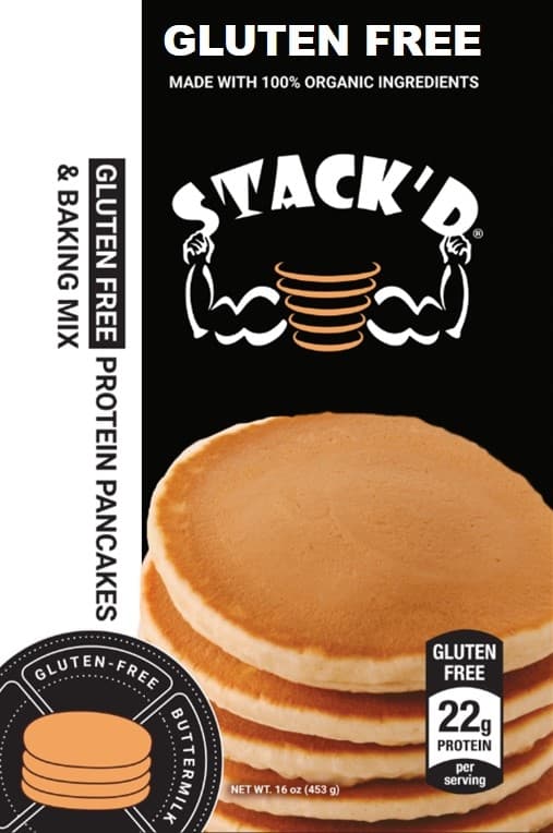 Stack'D Gluten Free Buttermilk Protein Pancake And Baking Mix