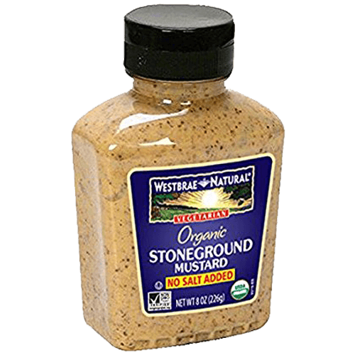Westbrae Stoneground Mustard No Salt Add
