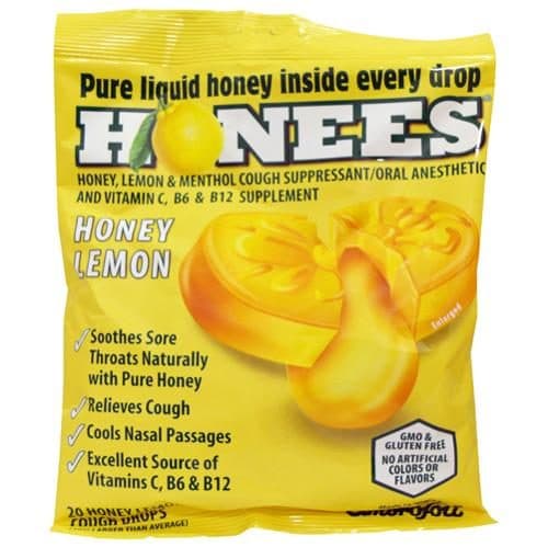 Honees Cough Drops Honey Lemon